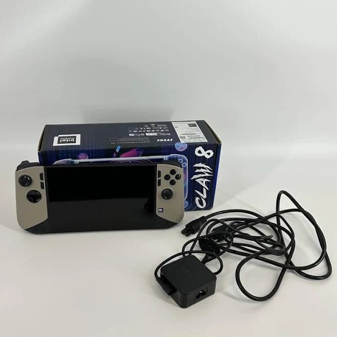 MSI Claw 8 AI+ Handheld Console Sandstorm 1TB w/ Charger