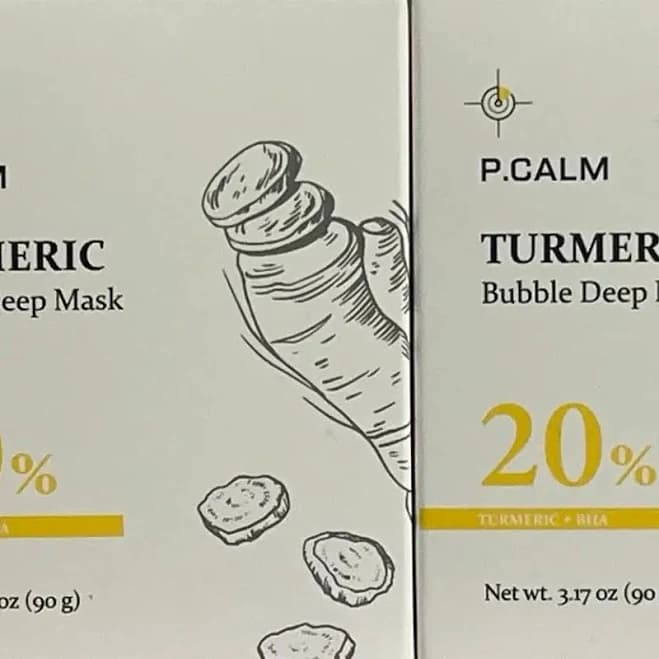 Pikam Turmeric Bubble Deep Mask, Unopened
