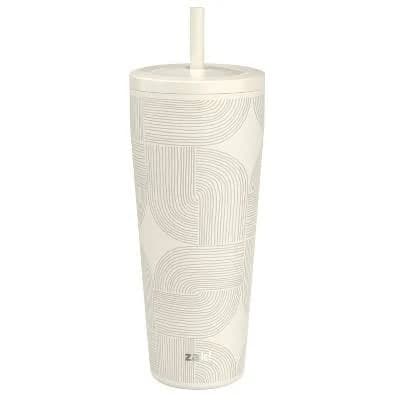 Zak! Dining 30 fl oz Cream Tumbler