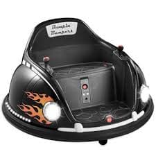 Jojoka 12V Kids Bumper Car with Remote Control 360° Spin 3 Speed Modes LED Flashing Lights Safety Belt Music & Dual Joysticks : Target