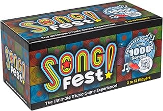 SongFest! Music Trivia Party Game | Song Hint QR Codes Play Music You Remember | 1000 ?’s | 70s Thru Today | 4 Fun Challenge Categories for Adult & Family Game Night