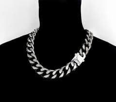 Chunky Stainless Steel Cuban Chain Necklace – Gothic Streetwear Choker - Etsy Israel