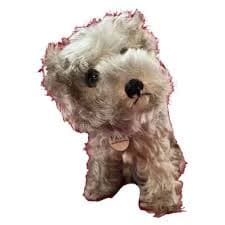 Similar Items to Best Ever 1920s Steiff Molly Dog with Paper Ring Tag and Full Red Stock tag ff Button in Ear