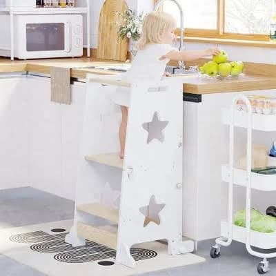 3-in-1 Toddler Kitchen Step Stool