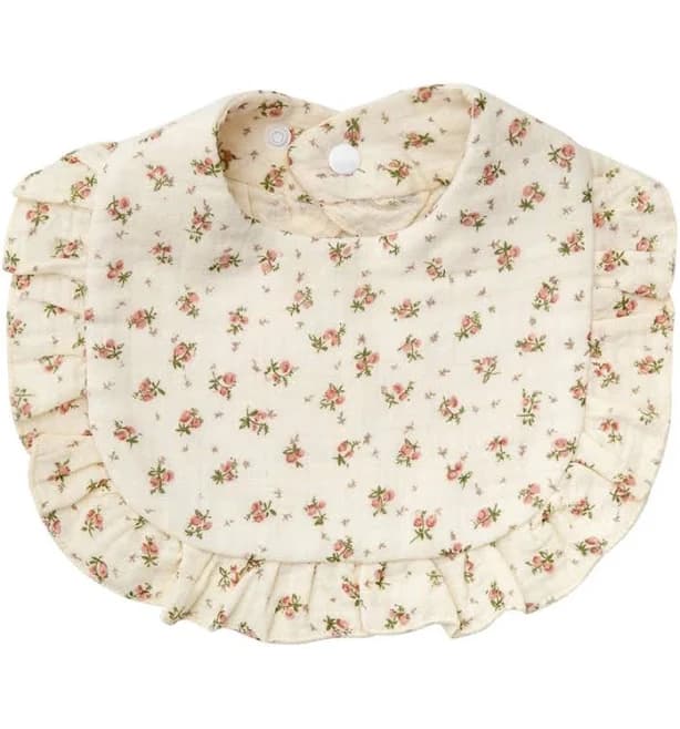 Flower Print Baby Bibs