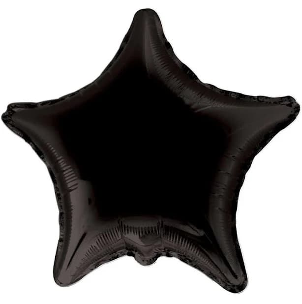 Kaleidoscope Star Black Foil Balloon