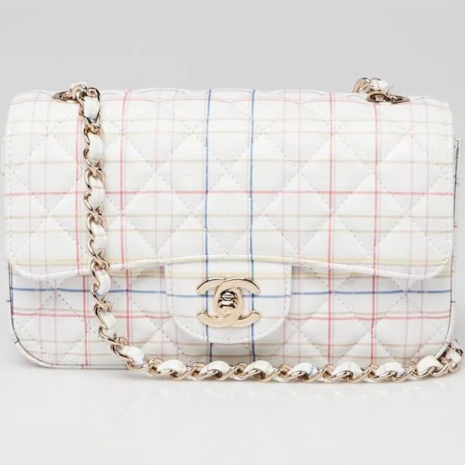 CHANEL Women's Mini Rectangular Classic Calfskin Crossbody Bag