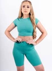 Aquamarine Crop Top - Revive Collection