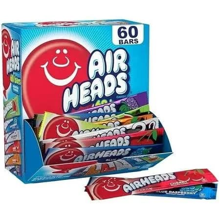 Airheads Candy Bars Variety Bulk Box