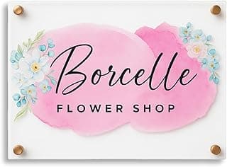 Custom Acrylic Business Sign – Personalized Office Sign with Logo for Wall Decor Acrylic Logo Display Office Wall Decor with Company Logo