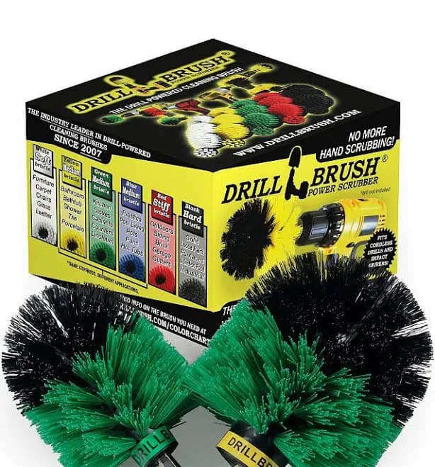 Drill Powered Kitchen Cleaning Supplies