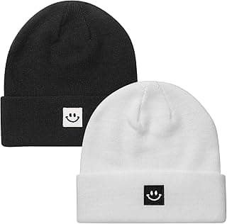 Knit Beanie Hat for Men/Women 2Pack