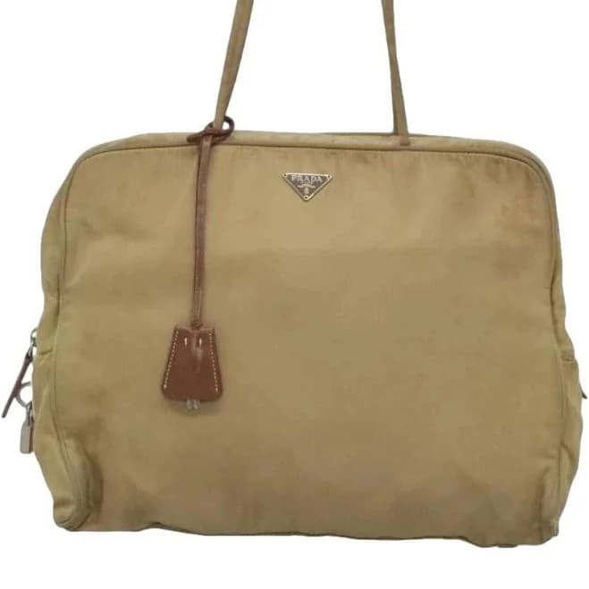 Prada - Clutch Bag - Leather Beige for Women, good Condition