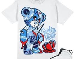 Powder Blue 9s Dopeskill Unisex Shirt Broken Heart Graphic - Etsy Canada