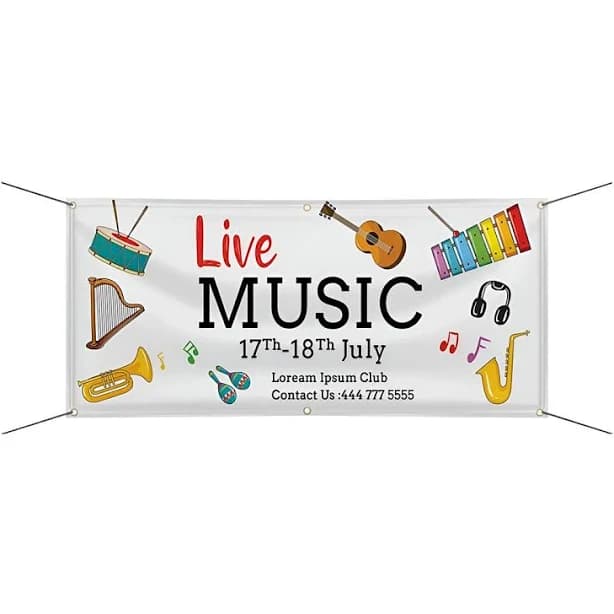 Band Stage Banners