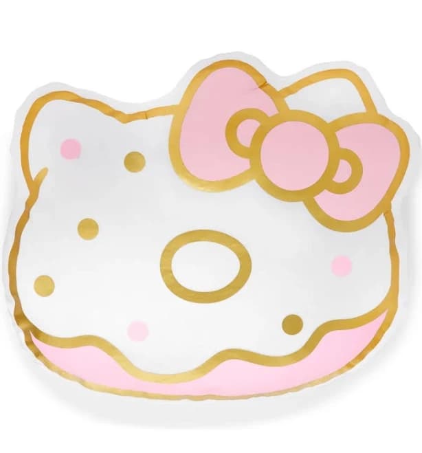 Hello Kitty Cafe Donut Throw Pillow