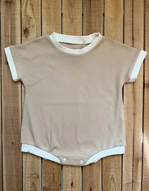 Waffle Knit Romper