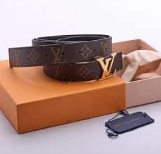 Louis Vuitton LV Initial Belt Monogram Leather - Brown (M0565 ) 110/44 30mm Wide