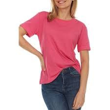 Urchics Womens Cap Sleeve Knit Sweater Pullover Tops Crewneck Casual Loose Fit Knitted T Shirt Summer Spring Trendy Bright Pink S at Amazon Women's Clothing store