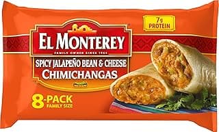 El Monterey Spicy Bean & Cheese Chimichanga, 32 Oz