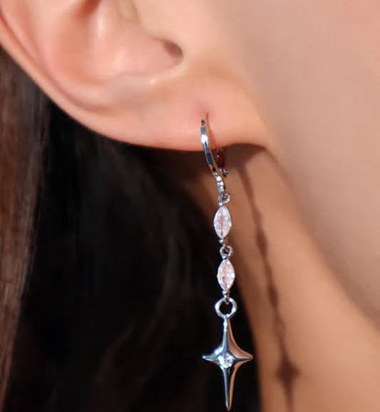 Star Dangle Earrings