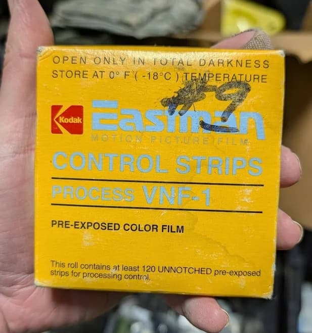 Kodak Eastman Control Strips Vnf-1 Pre-exposed Color Film