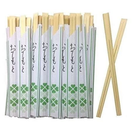 Shirakiku Individual Packed Disposable Wooden Chopsticks in Bags (100 Pair)