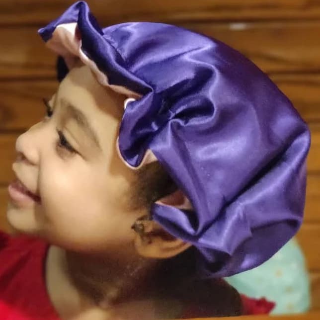 LifeOutLoud Exclusives Reversible Satin Sleeping Bonnets