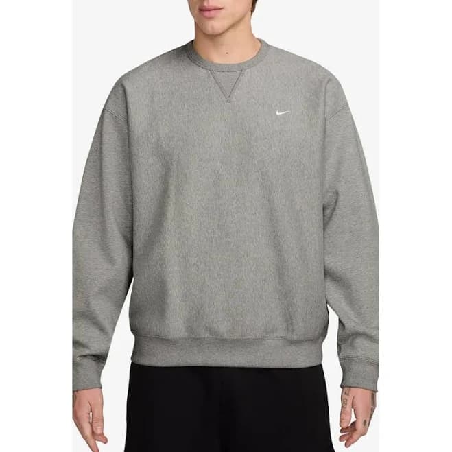 Nike Men's Solo Swoosh Fleece Crewneck Sweatshirt