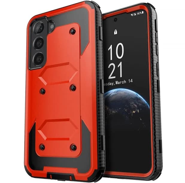 Orange Case For Samsung Galaxy S21/plus/ultra/fe 5g Rugged Cover