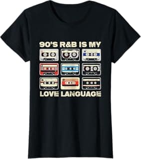 90's R&B Music for Men Women Girl RNB Lover T-Shirt