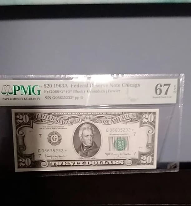 1963a $20 Star (finest Known Trophy) Pmg Superb Gem Unc 67epq