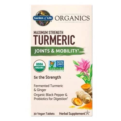 Garden of Life Turmeric Maximum Strength 30 Tablets