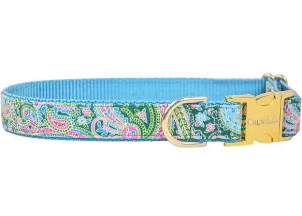 Crew Lala Vera Paisley Dog Collar
