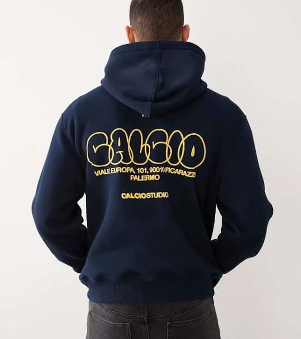ASOS Oversized Hoodie with Bubble Text Print