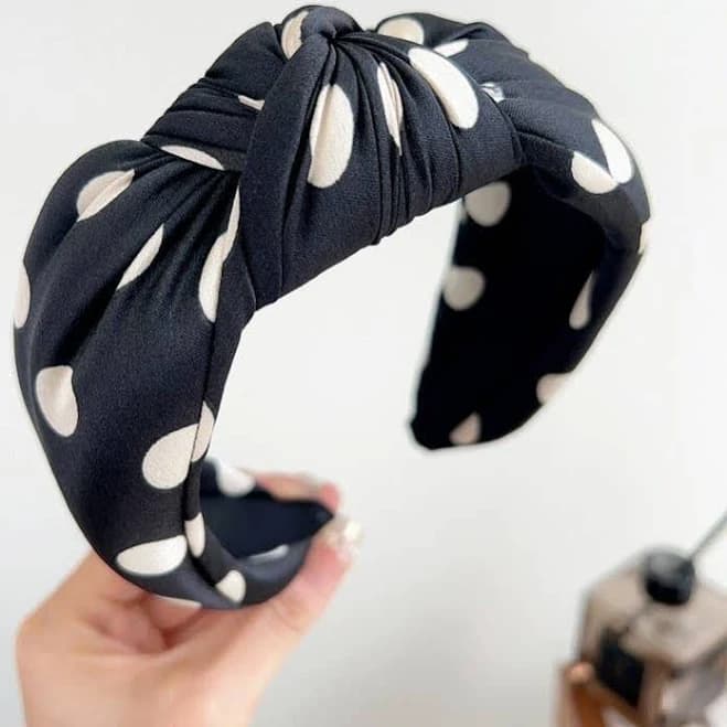 Padded Polka Dot Headband