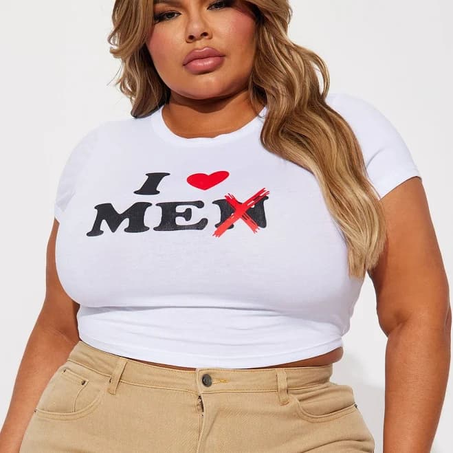 Fashion Nova Cropped Baby Tee