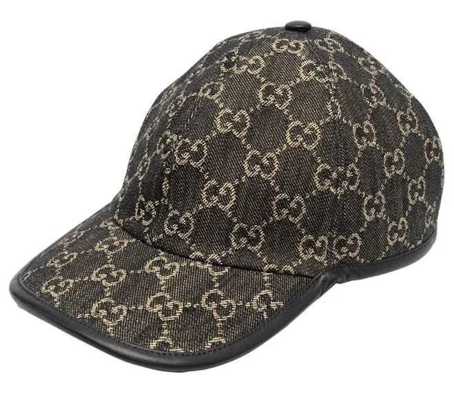 Gucci Denim Logo Baseball Cap - Black - Xxl
