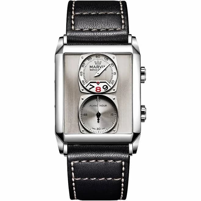 Marvin Men's Swiss Quartz Watch with Leather Strap