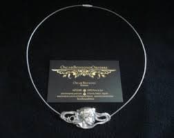 Collar Francés Estilo Art Nouveau, En Plata Maciza De Ley 925, Joyería Hecha a Mano, Diseño Vintage 1900, Diosa Constelación De 6 Estrellas - Etsy Australia