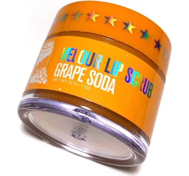Nwob Jeffree Star Velour Lip Scrub In Grape Soda 1oz / 30g Collectible