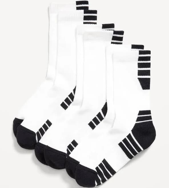 Old Navy Kids' Go-Dry Socks 3-Pack