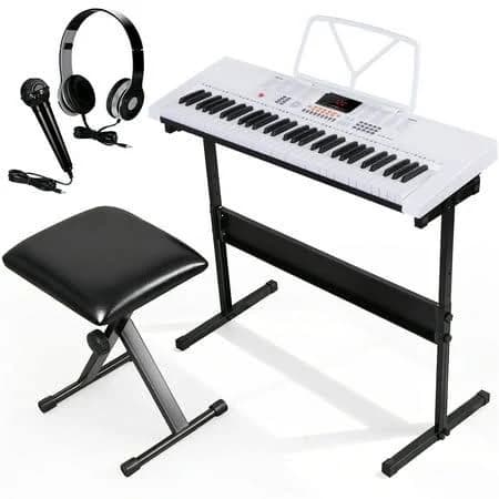 Zeny 61-Key Portable Electronic Piano Keyboard Kit
