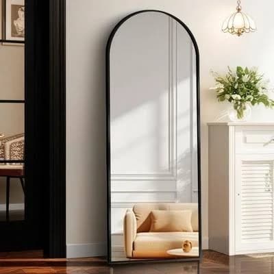 ChicFurnit Arched Full Length Floor Mirror