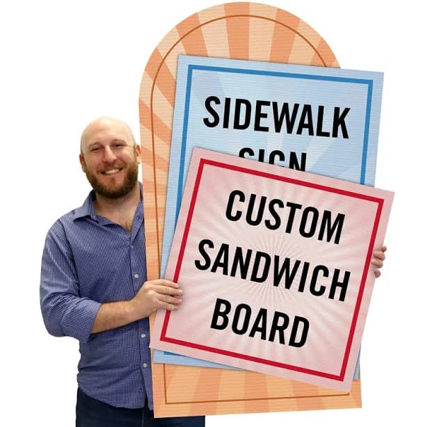 Business Sidewalk Sign
