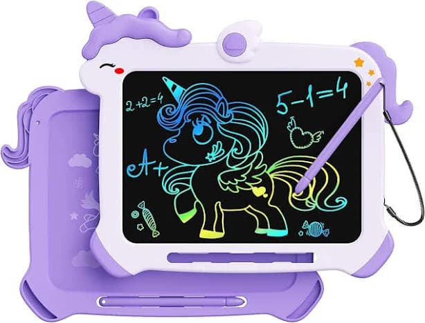 Kikapabi LCD Writing Tablet for Kids Unicorn Toys Gifts for 3 4 5 6 7 Year Old Girls