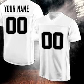 Personalized Embroidered Retro Football Jersey for Men