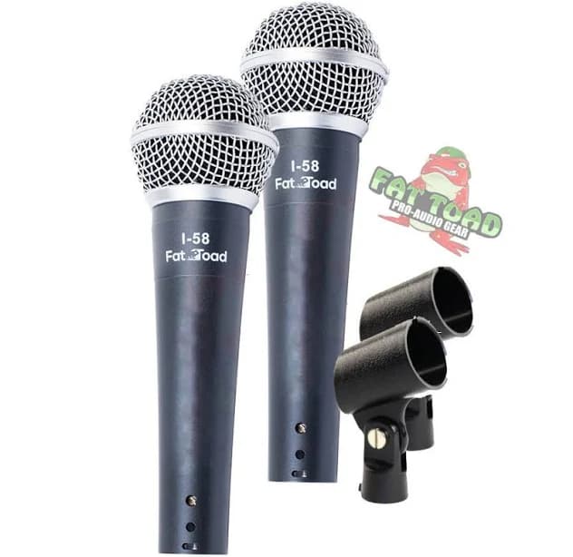 Fat Toad Dynamic Vocal Microphones