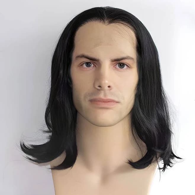 Men's Lace Front Slicked Synthetic Wig