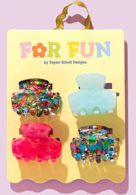 Claw Hair Clip Set (4 PC)